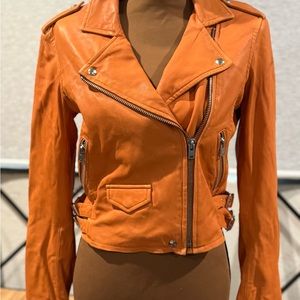 Lamb leather jacket